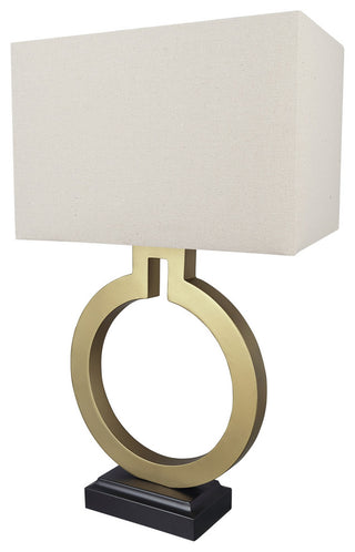 Aspen Creative 40202-11, 27" High Metal Table Lamp, Gold