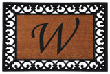 Monogram Insert Doormat 19"x25", Letter W