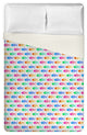 Colorful Fish Pattern King Duvet Cover
