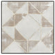 "Geometric Veil I" Oversized Framed Canvas, 45" x 45"
