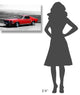 "1968 Ford Mustang Watercolor" Fine Art Print