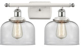Innovations 916-2W-WPC-G72-LED 2-Light Vanity Light, White, Polished Chrome