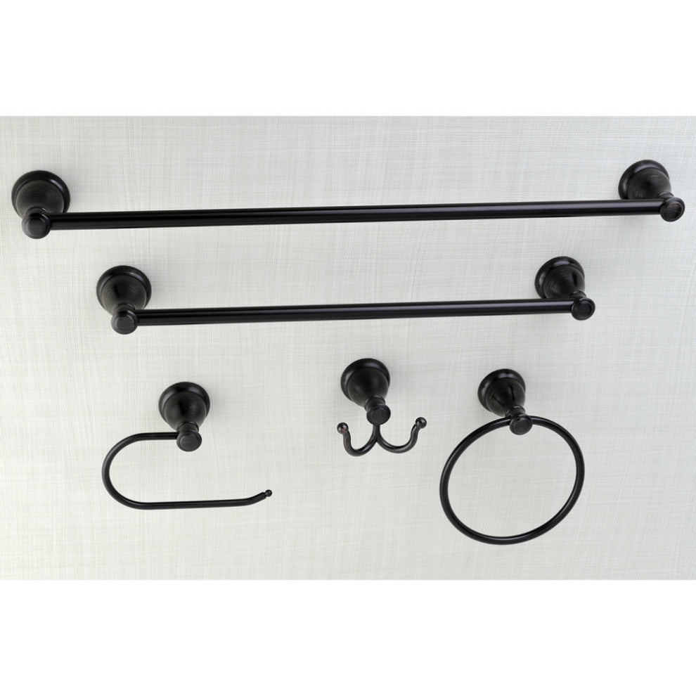 Kingston Brass 5-Piece Bathroom Accessory Set, Oil Rubbed Bronze