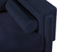 Madeline Chenille Fabric Upholstered Chair, Navy, Chair