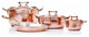 Copper Set 7 pcs, Tin Lining