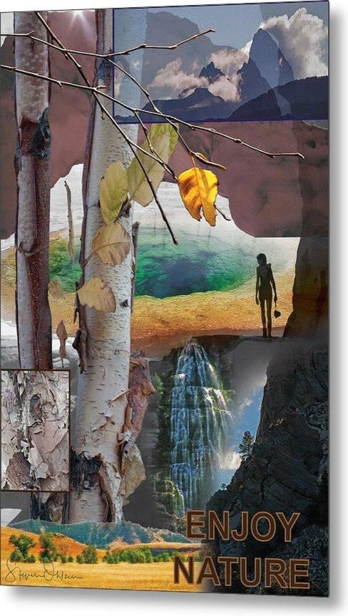 Enjoy Nature, Signed Limited Edition, Metal Print, 30.875"x48"