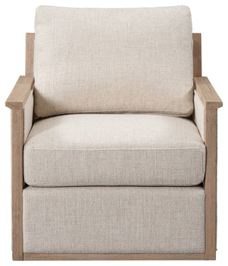 Norman Swivel Accent Chair, Natural