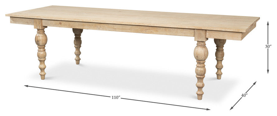 Organic Natural Dining Table