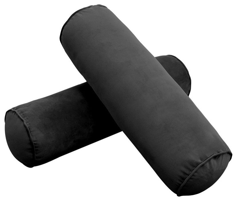 STYLE V6 TwinXL Velvet Pipe Trim Indoor Daybed Bolster Pillow |COVER ONLY| AD350