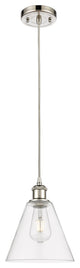Innovations 516-1P-PN-GBC-82-LED 1 Light Pendant, Polished Nickel