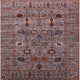 Ahgly Company Indoor Square Mid-Century Modern Area Rugs, 8' Square