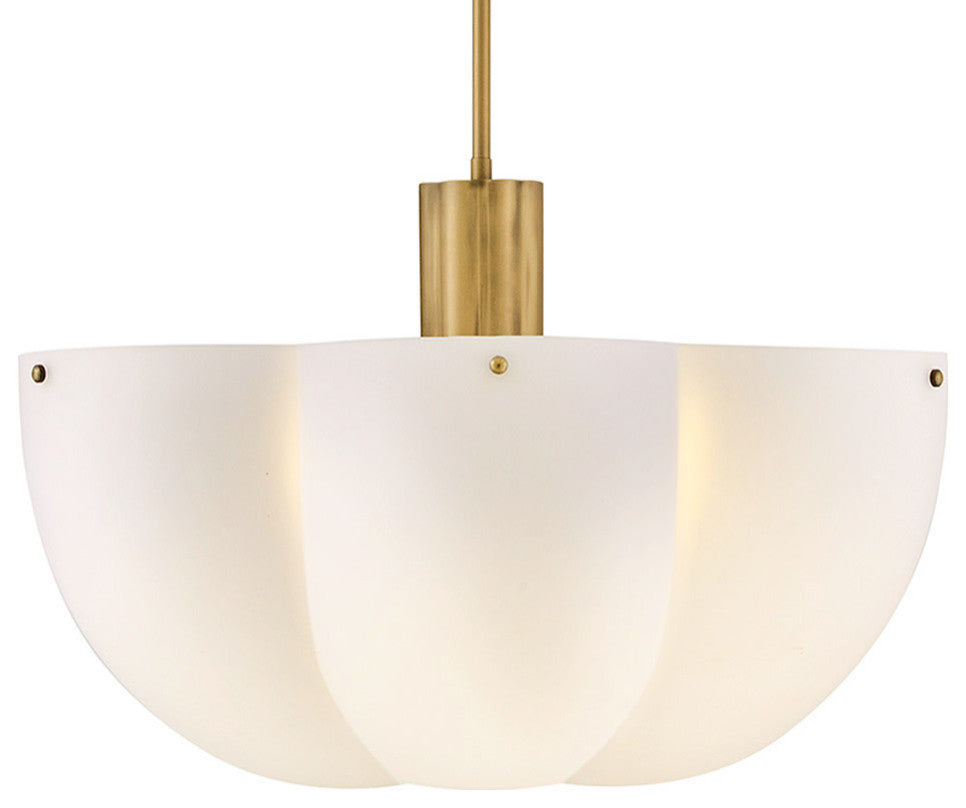 Hinkley Becca Medium Chandelier, Heritage Brass