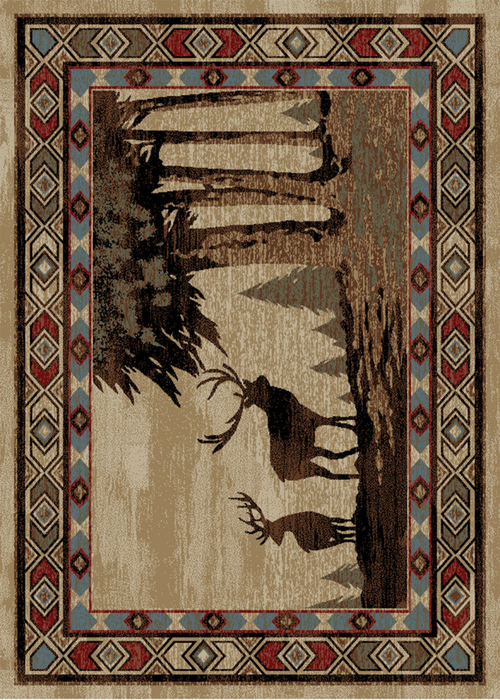 American Destination Deer River Lodge Area Rug, 7'10"x9'10"