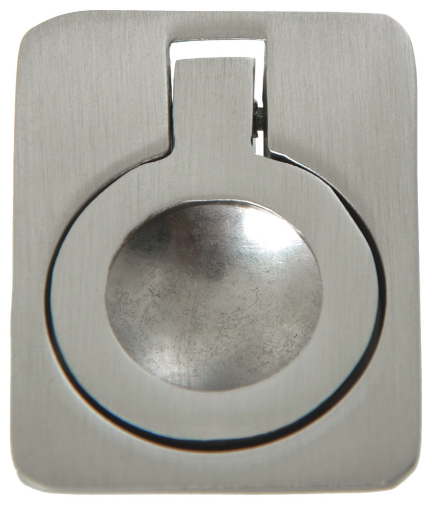 Utopia Alley Kent Drop Ring Cabinet Pull, 1.6", Brushed Nickel, 10 Pack