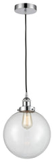 Innovations 616-1PH-PC-G202-10-LED 1-Light Mini Pendant, Polished Chrome