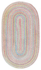 Capel Baby's Breath Light Green 0450_240 Braided Rugs - 27" X 9' Runner Runner