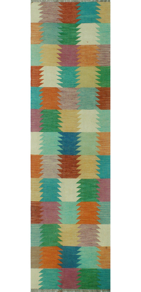 Winchester Kilim Awilda Green Runner