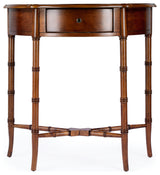 Butler Skilling Driftwood Demilune Console Table, Olive Ash