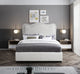 Felix Linen Upholstered Bed, Cream, King