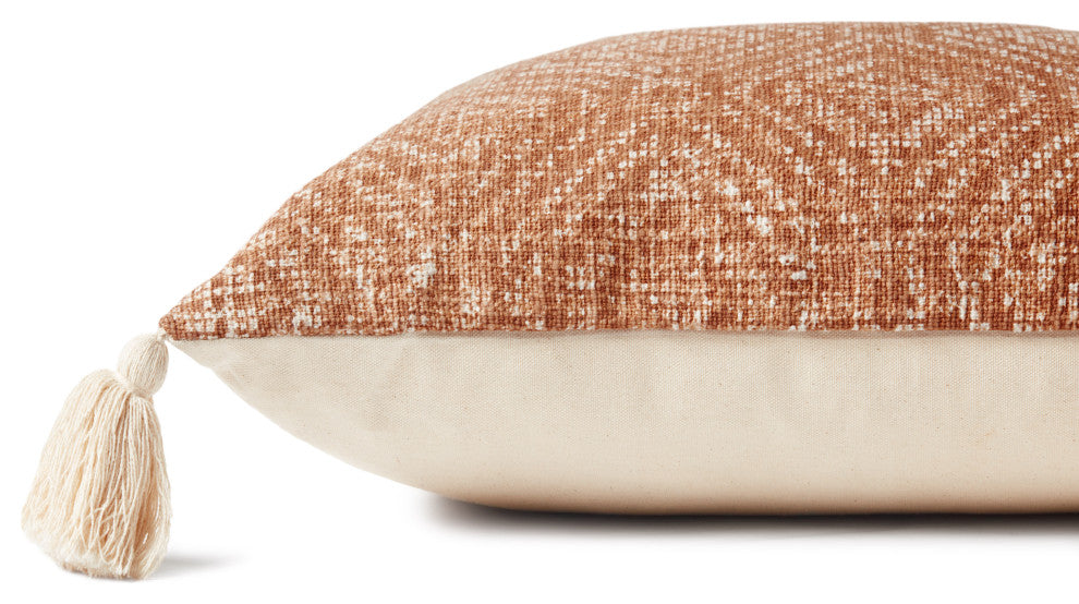 Loloi P0621 Orange 13" x 21" Cover Only Pillow