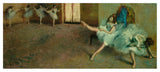 'Before the Ballet, 1890-92' Canvas Art by Edgar Degas