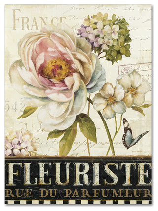 'Marche de Fleurs III' Canvas Art by Lisa Audit