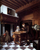 Cornelis De Man A Man Weighing Gold, 20"x25" Gallery Wrapped Canvas Print