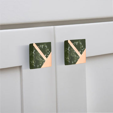 Mascot Hardware Garden Grove 1-1/2 in. Green Cabinet Knob, PK-10