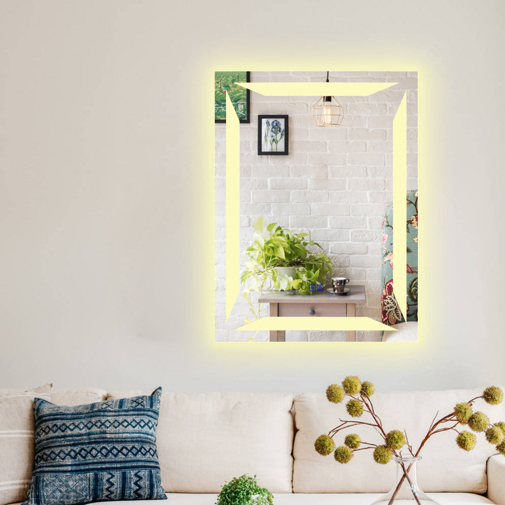 CHLOE Lighting LUMINOSITY Rectangular TouchScreen LED Mirror