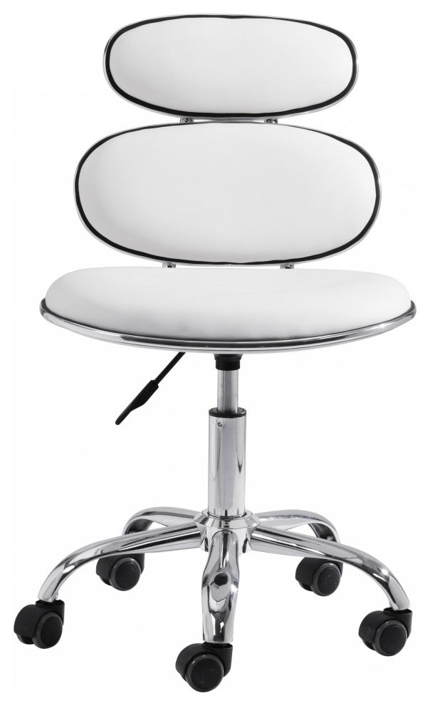 White Metro Retro Office Chair