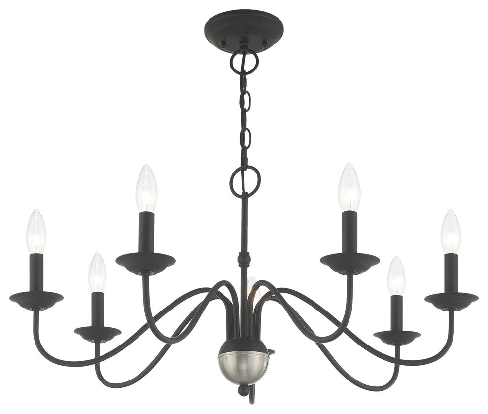 Traditional Chandelier,Black