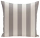 Classic Stripes Decorative Pillow, Classic Gray, 20"x20"