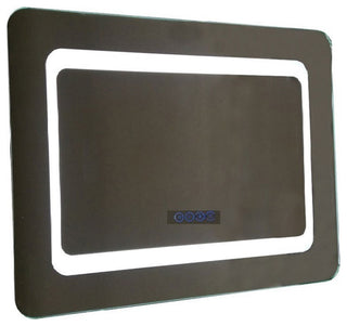 36" Rectangular Led Bordered Illuminated Mirror With Bluetooth Speakers
