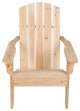 Shine Company 4626N Mid-Century Modern Adirondack Chair, Natural