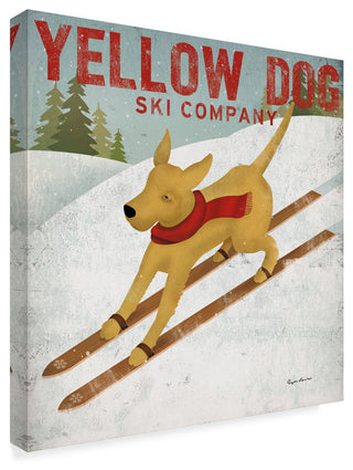 Ryan Fowler 'Yellow Dog Ski Co' Canvas Art