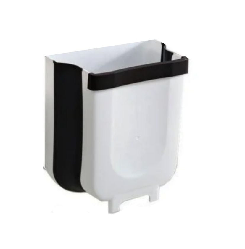 White Mini Trash Can For Kitchen Garbage Bin
