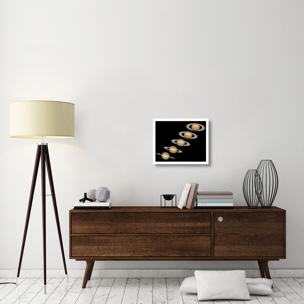 "Views of Saturn, 1996-2000" Digital Paper Print by NASA, 22"x18"