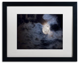 Jason Shaffer 'Supermoon ' Matted Framed Art, Black Frame, White Mat, 20x16
