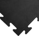 Rubber-Cal "Armor-Lock " Interlocking Rubber Tiles, Black, 8 Pack