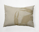 14x20" Crab Dip Nautical Decorative Indoor Pillow, Taupe