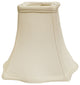 16" White Premium Square Monay Shantung Lampshade