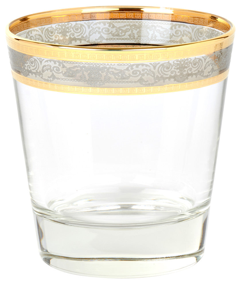 Double Old Fashion Set of 6 Melania Collection Smoke