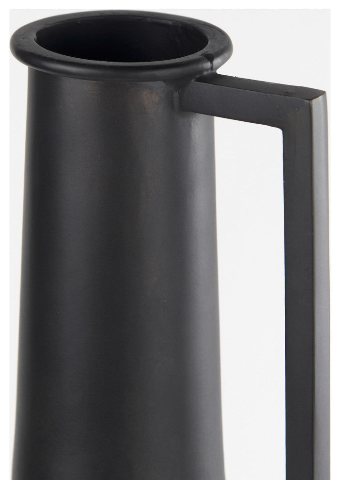 Aubrey Large 24.0H Black Iron Flower Vase