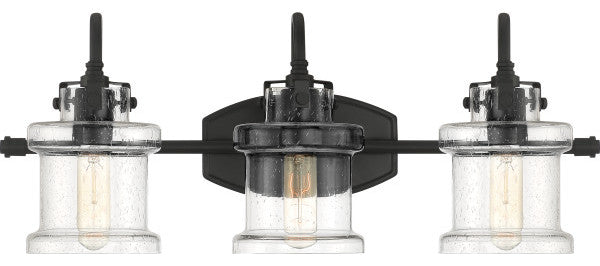 Danbury 3-Light Bath Vanity, Earth Black