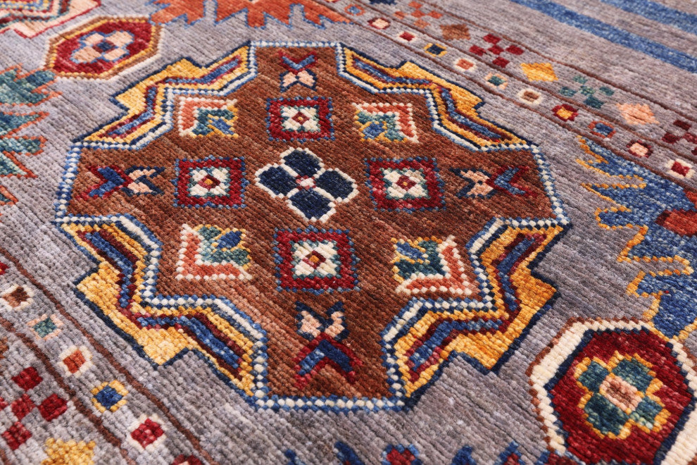 2' 10" X 4' 1" Super Kazak Khorjin Hand Knotted Rug Q11253