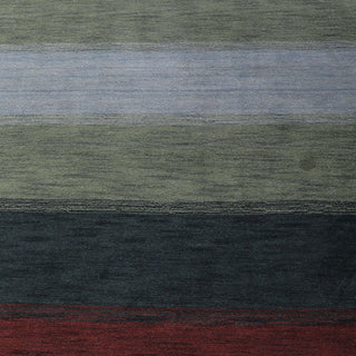 HAND KNOTTED LOOM WOOL ECO - FRIENDLY AREA RUGS  - Multicolor,Contemporary