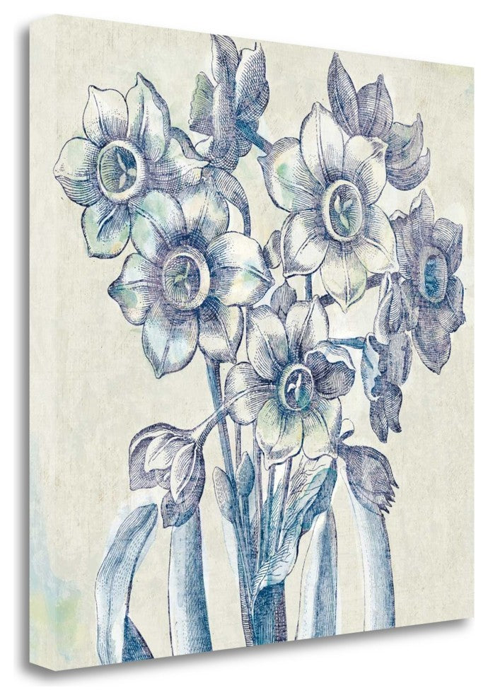 "Belle Fleur IV" By Sue Schlabach, Giclee Print on Gallery Wrap Canvas