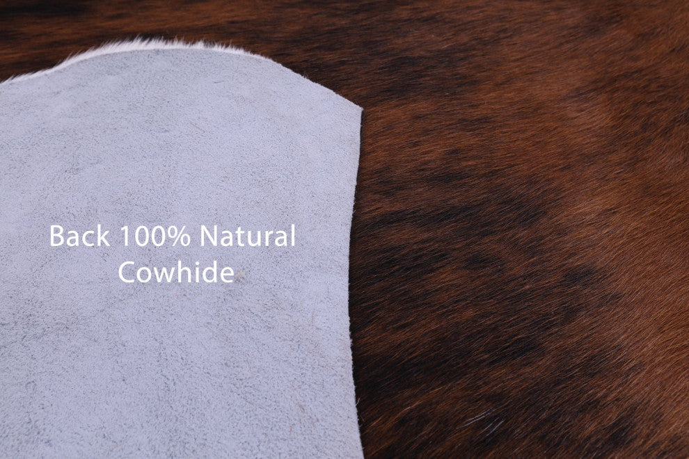 Brindle Natural Cowhide Rug 6' 10" X 5' 6" C1570