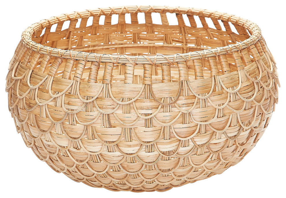 Dimond Home 466046 Medium Natural Fish Scale Basket