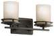 Bath 2-Light, Olde Bronze/Light Opal Glass